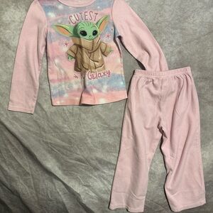 Star Wars Kids Pajama Set - Pink and Green